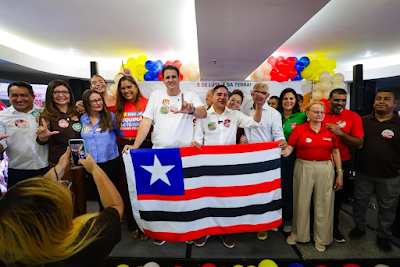 Orleans Brandão prestigia lançamento da candidatura de Zé Inácio e ressalta importância do petista para o Maranhão