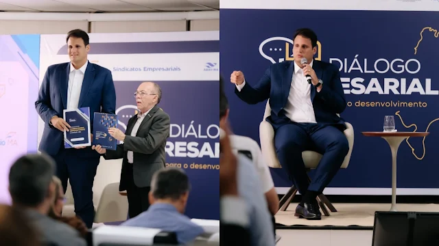 Na Fecomércio, Orleans Brandão apresenta propostas para fortalecer empresas e gerar empregos no Maranhão